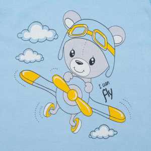 Dojčenské dupačky New Baby Teddy pilot modré, 68