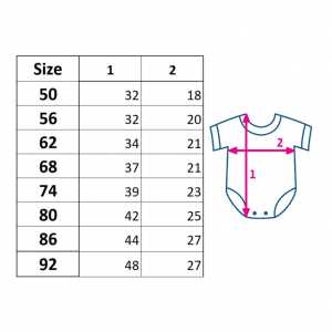 Dojčenské bavlnené body s krátkym rukávom New Baby Cherry, 56