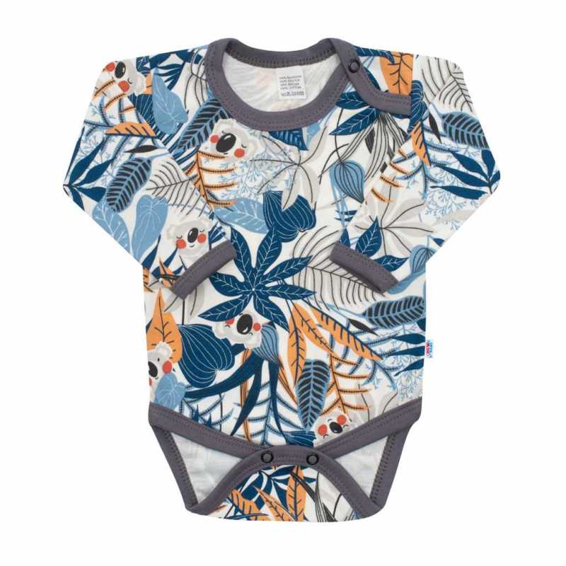 Dojčenské body New Baby Rebel graphit, 56