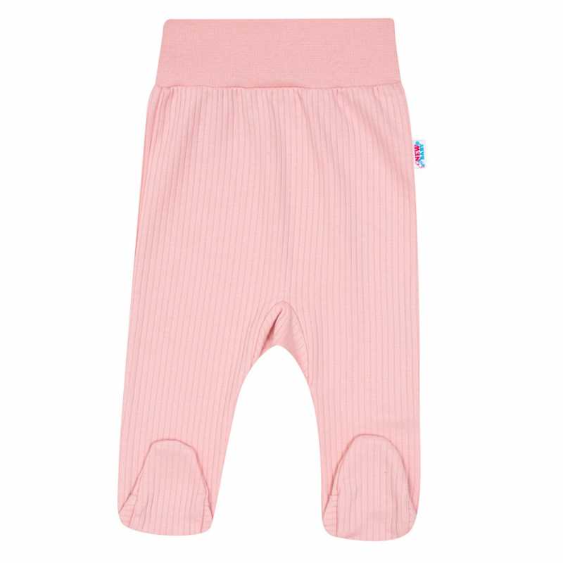 Dojčenské polodupačky New Baby Stripes ružové, 56