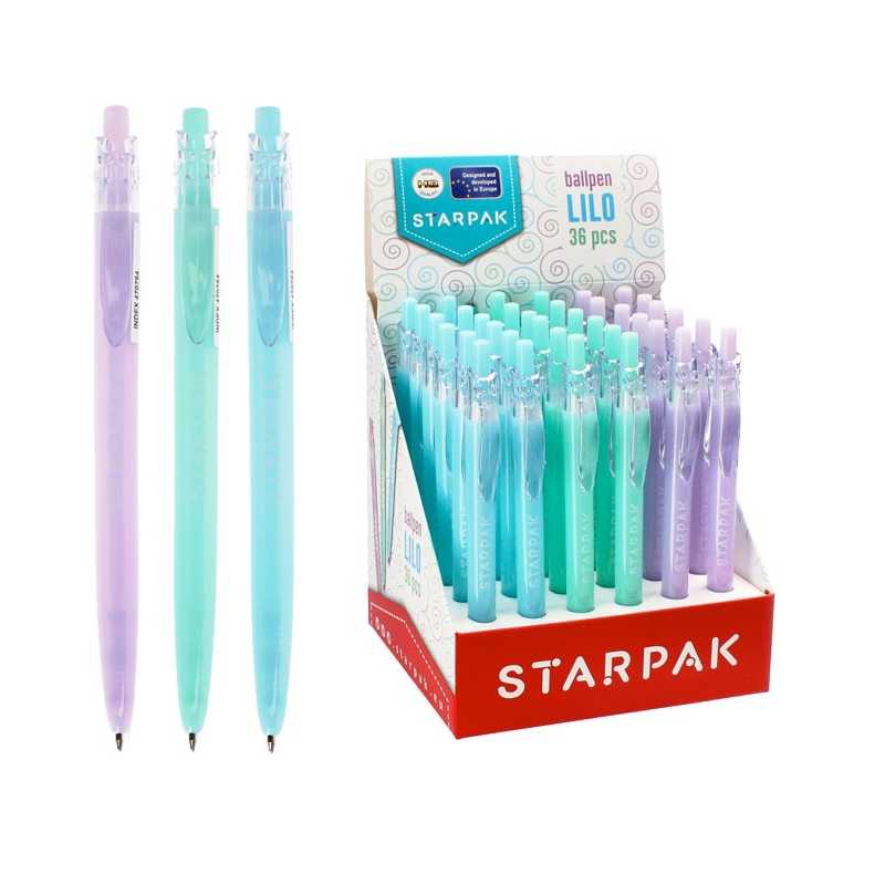 Výsuvné guľôčkové pero pastelové, CreativeToys