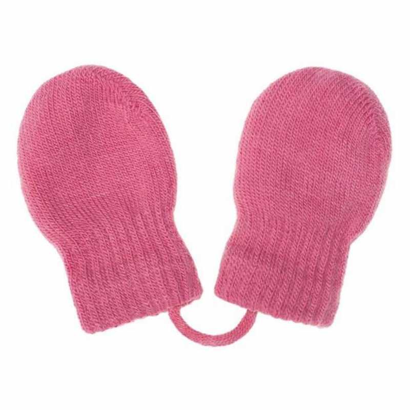 Detské zimné rukavičky New Baby ružové, 56