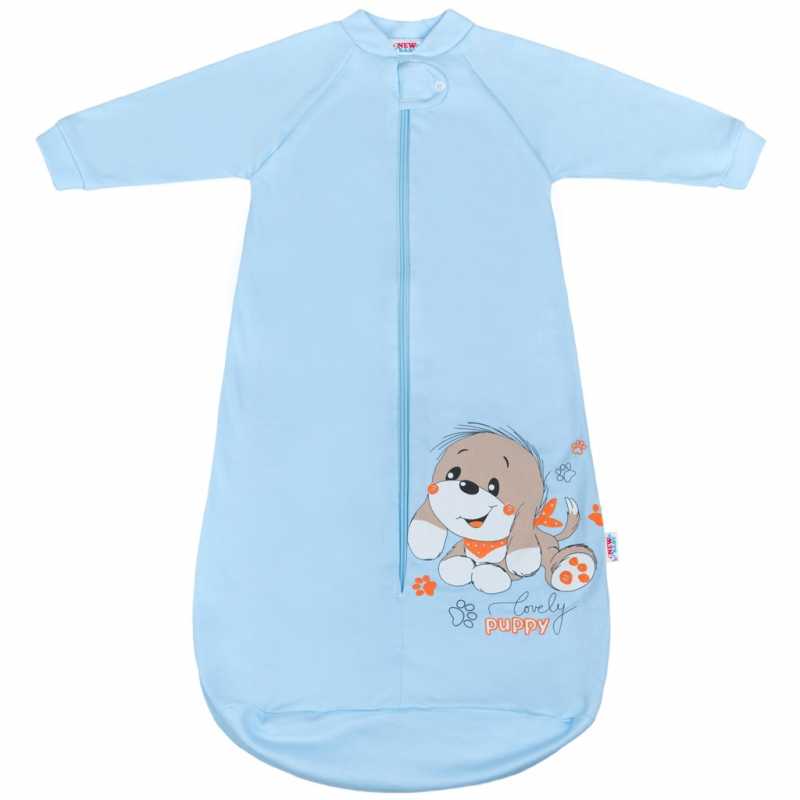 Dojčenský spací vak New Baby psík modrý, 80