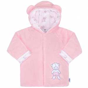 Zimný kabátik New Baby Nice Bear ružový, 68
