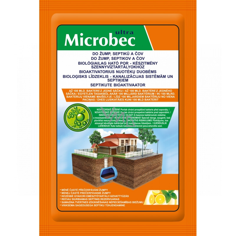 Bros - Microbec mikrobiologický přípravek k likvidaci obsahu septiku 25 g