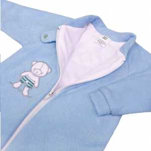 Dojčenský froté spací vak New Baby medvedík modrý, 62