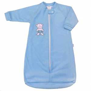 Dojčenský froté spací vak New Baby medvedík modrý, 68