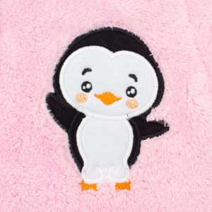 Zimní dětská kombinéza New Baby Penguin růžová, 74