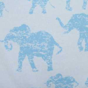 Dojčenský kabátik Baby Service Slony modrý, 74