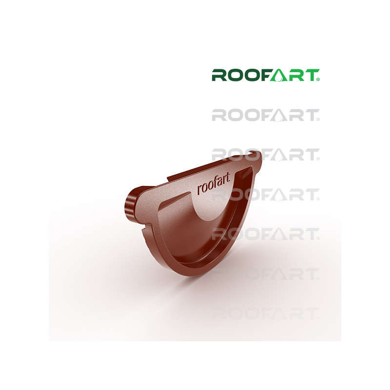 ROOFART Čelo univerzální s těsněním CU 150mm - tmavě červená (RAL 3009)