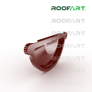 ROOFART Čelo univerzální s těsněním CU 150mm - višňová (RAL 3005)