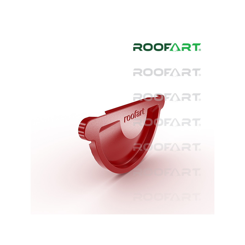 ROOFART Čelo univerzálne s tesnením CU 150mm - svetločervená  (RAL 3011)