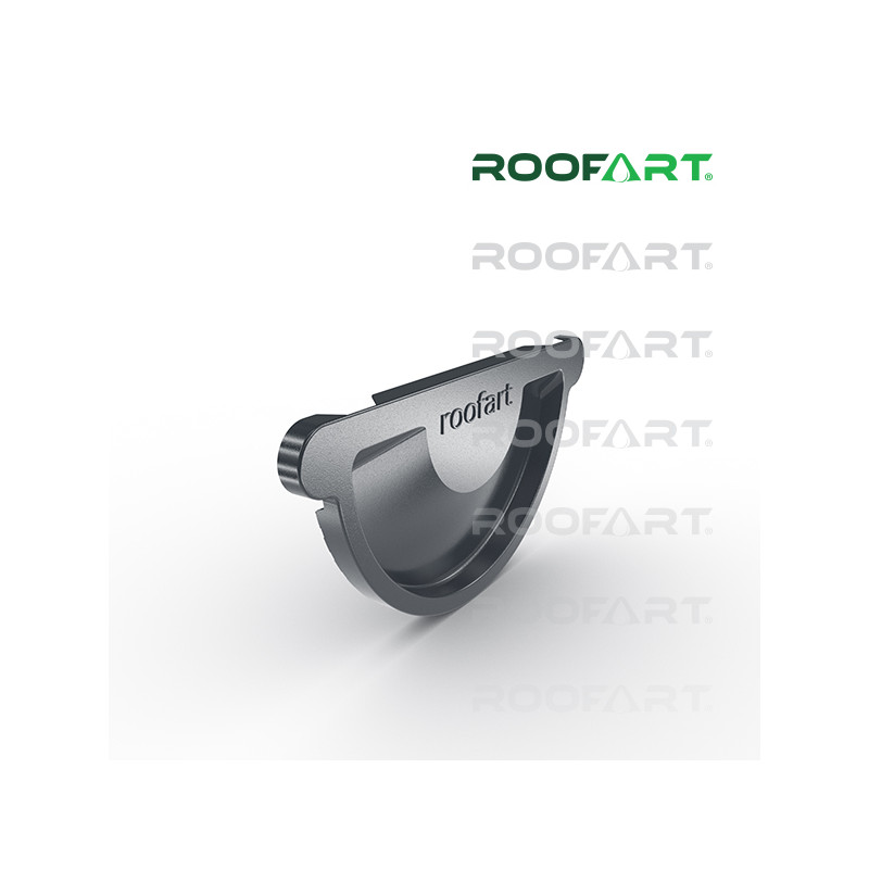 ROOFART Čelo univerzálne s tesnením CU 150mm - grafitová  (RAL 7011)