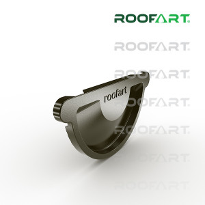ROOFART Čelo univerzální s těsněním CU 150mm - hnědá (RAL 8019)