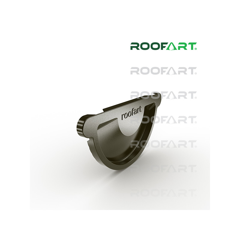 ROOFART Čelo univerzální s těsněním CU 150mm - hnědá (RAL 8019)