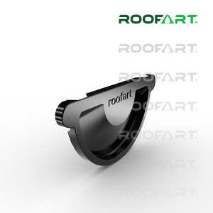 ROOFART Čelo univerzální s těsněním CU 150mm - cerná (RAL 9005)