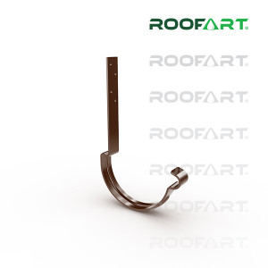 ROOFART Hák ocelový krokvový s plíškem 4-5mm CJP 150mm - čokoládová (RAL 8017)
