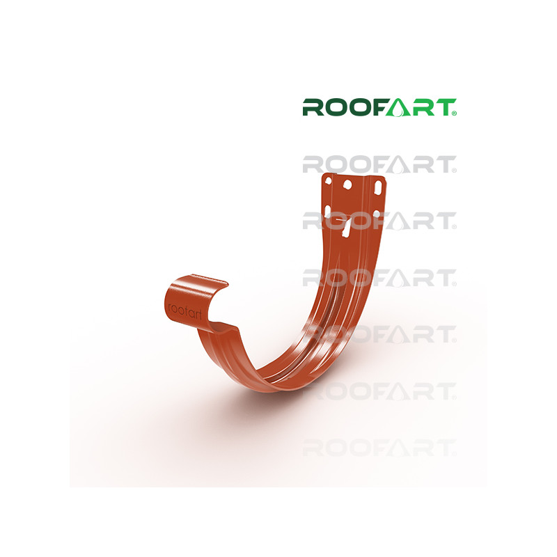 ROOFART Hák čelový s plieškom HC 150mm - tehlová  (RAL 8004)