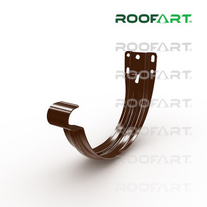 ROOFART Hák čelový s plíškem HC 150mm - čokoládová (RAL 8017)