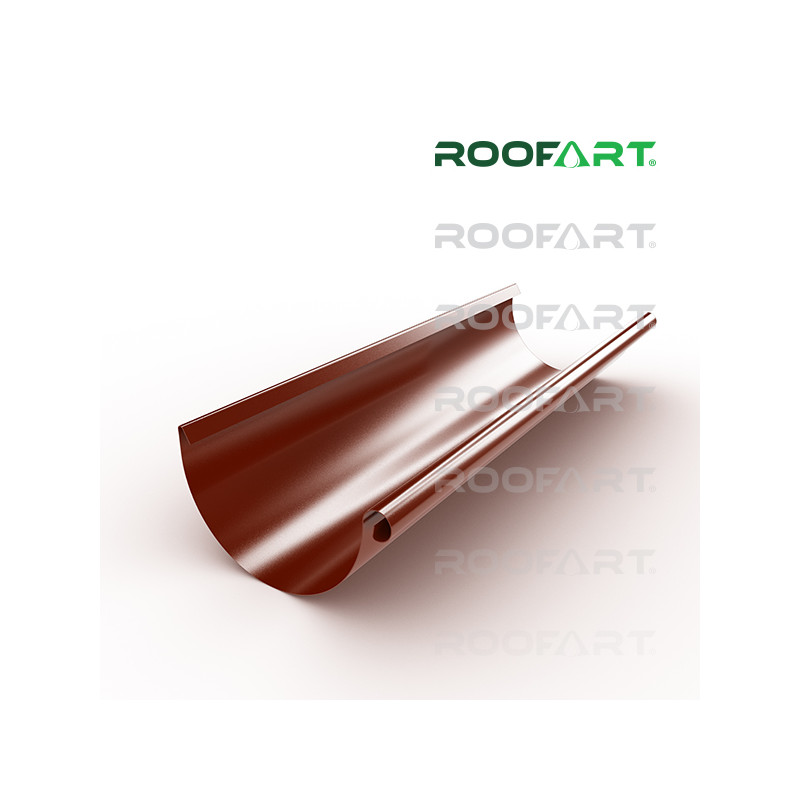 ROOFART Žlab dl. 3m, 150mm - tmavě červená (RAL 3009)