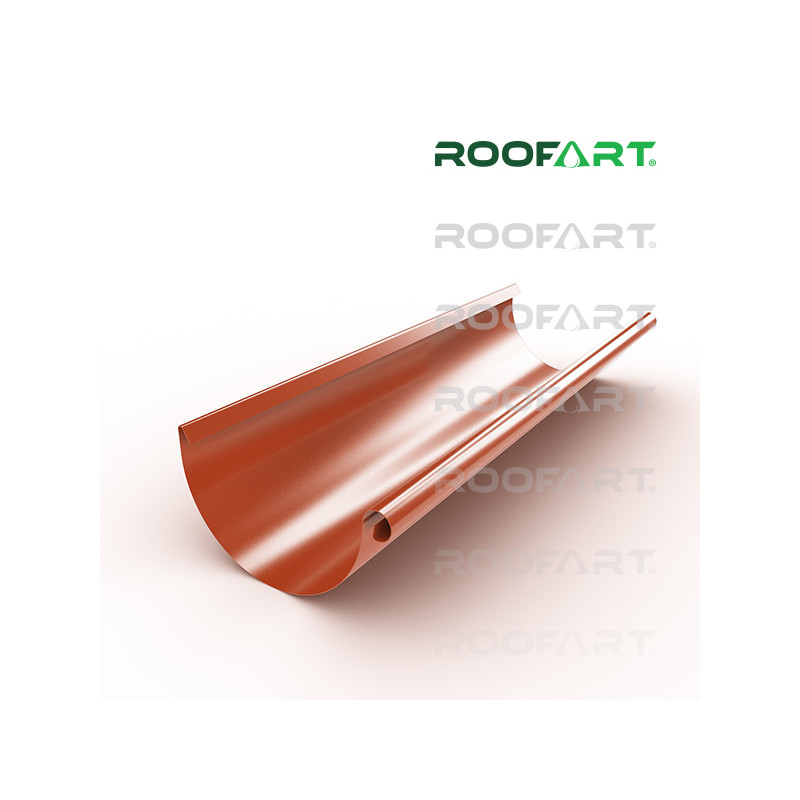 ROOFART Žlab dl. 3m, 150mm - cihlová (RAL 8004)