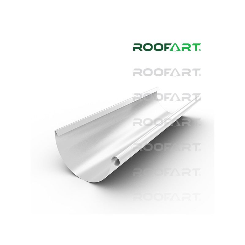 ROOFART Žľab dl. 3m, 150mm - biela  (RAL 9010)