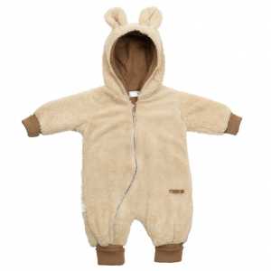Luxusní dětský zimní overal New Baby Teddy bear béžový, 80