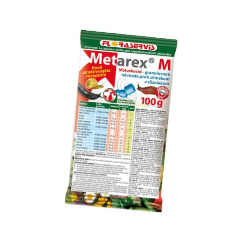 Metarex M 100g - proti slimákom