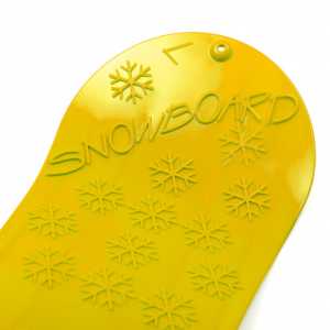 Dětský sněžný kluzák Baby Mix SNOWBOARD 72 cm žlutý