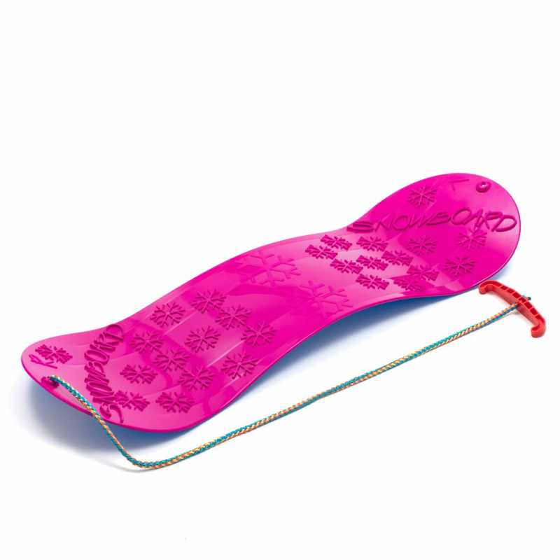 Dětský sněžný kluzák Baby Mix SNOWBOARD 72 cm růžový