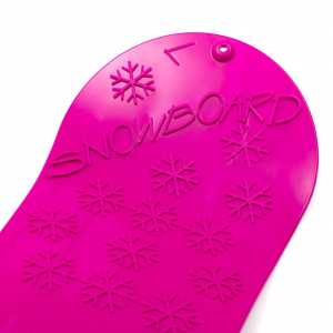 Dětský sněžný kluzák Baby Mix SNOWBOARD 72 cm růžový