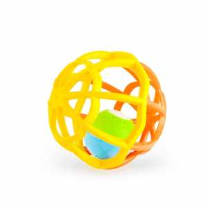 Interaktivní svítící a hrající chrastítko Balónek Baby Mix žlutá