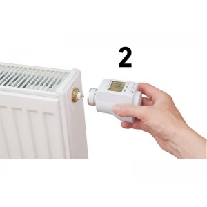 Programovatelná termostatická hlavice, Extol Craft 43830