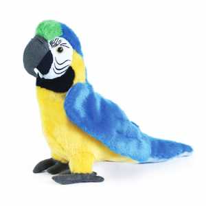 Plyšový papagáj modro žltý Ara, Rappa