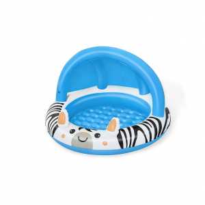 Nafukovací detský bazén so strieškou a nafukovacím dnom Zebra, Bestway
